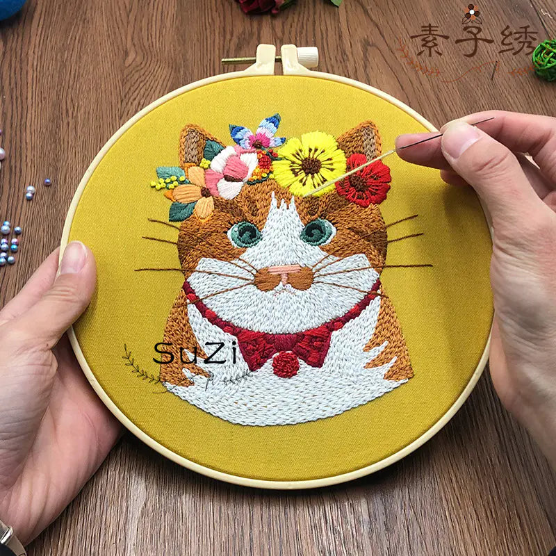 DIY Fabric Embroidery Kit
