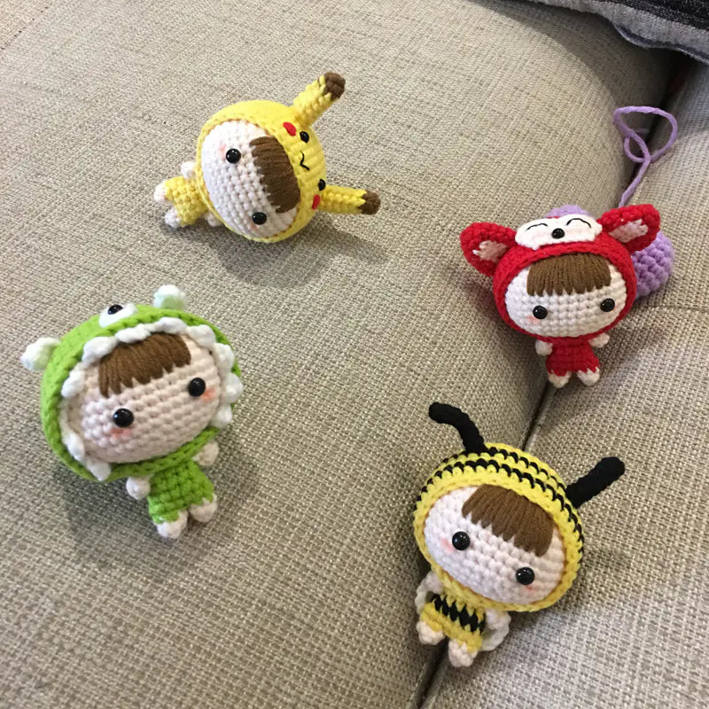 Crochet Doll Keychain Kit
