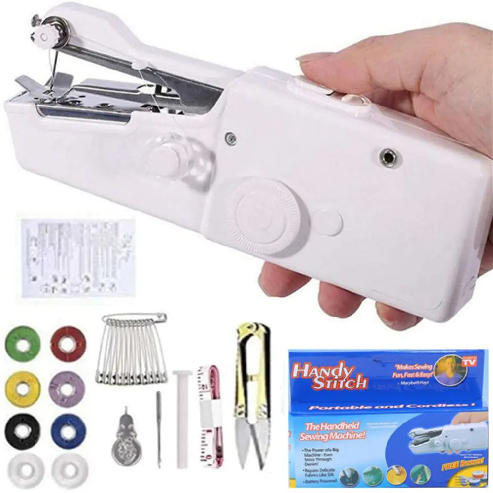 Portable Mini Sewing Machine with Accessories Set
