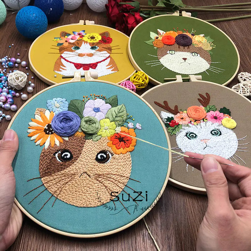 DIY Fabric Embroidery Kit