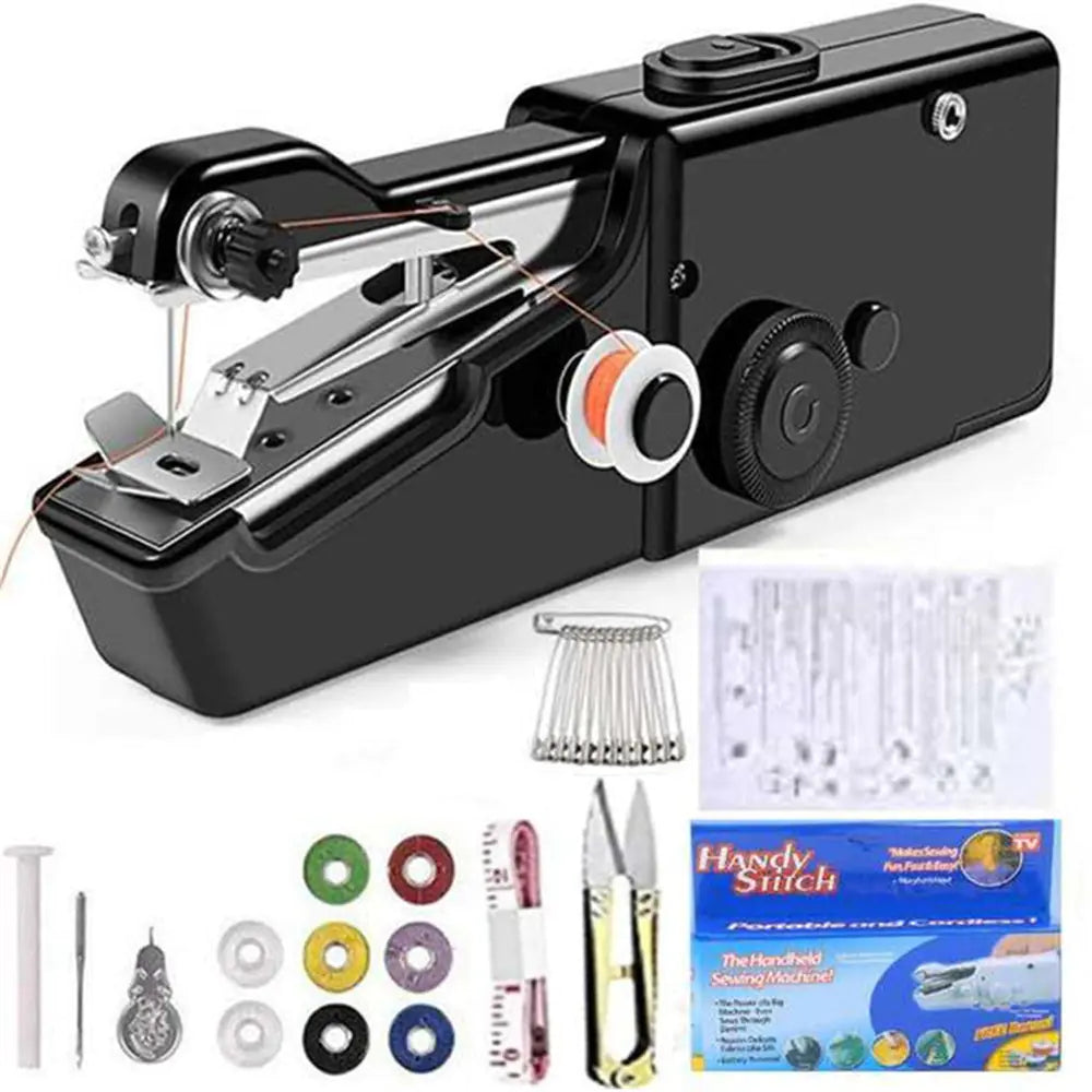 Portable Mini Sewing Machine with Accessories Set