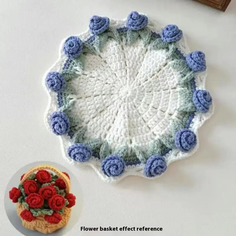 Rose Crochet Coaster Kit