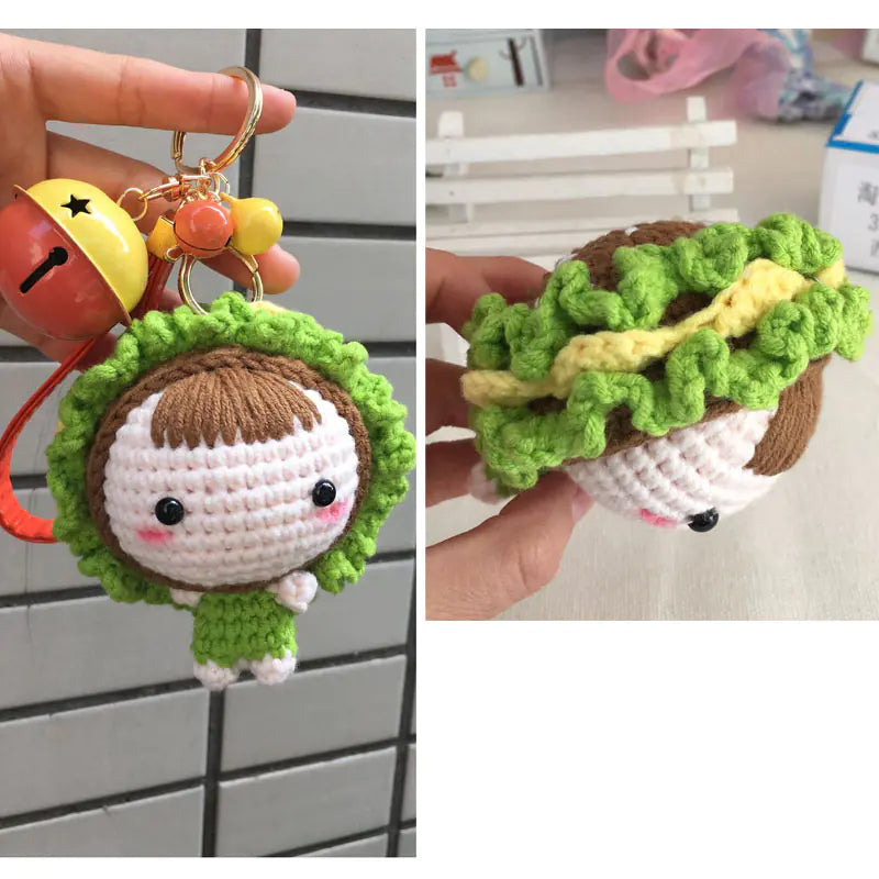 Crochet Doll Keychain Kit