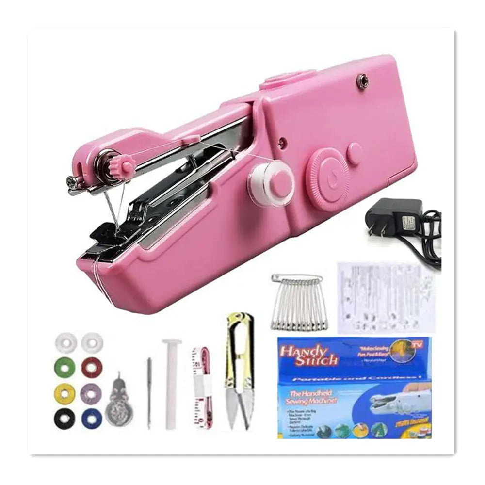 Portable Mini Sewing Machine with Accessories Set