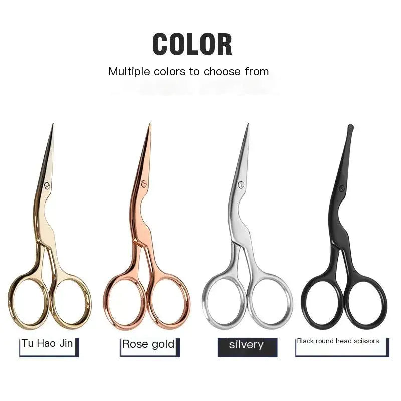 Vintage Crane Sewing Scissors-Sharp Stainless Fabric Shears (4.7')