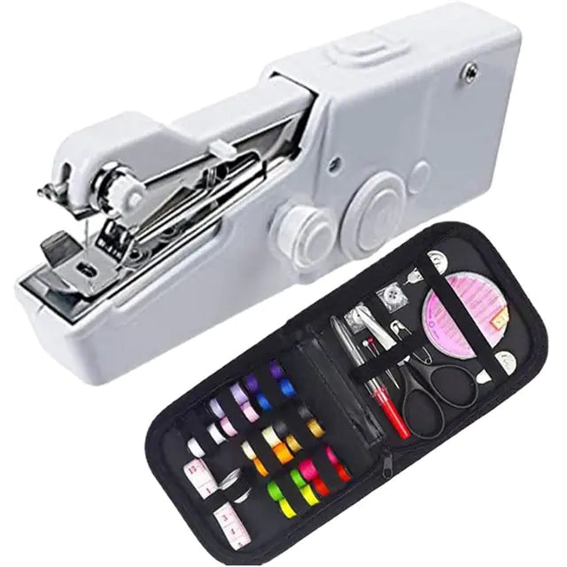 Portable Mini Sewing Machine with Accessories Set
