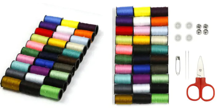 30-Color Sewing Kit for DIY Crafting and Home Use