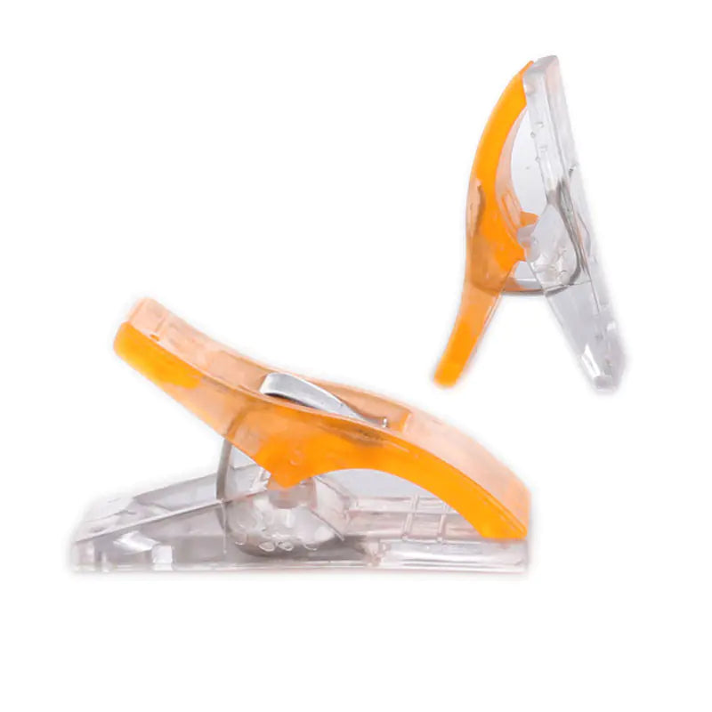 White and Red Plastic Ax Head Strong Clamps for Sewing