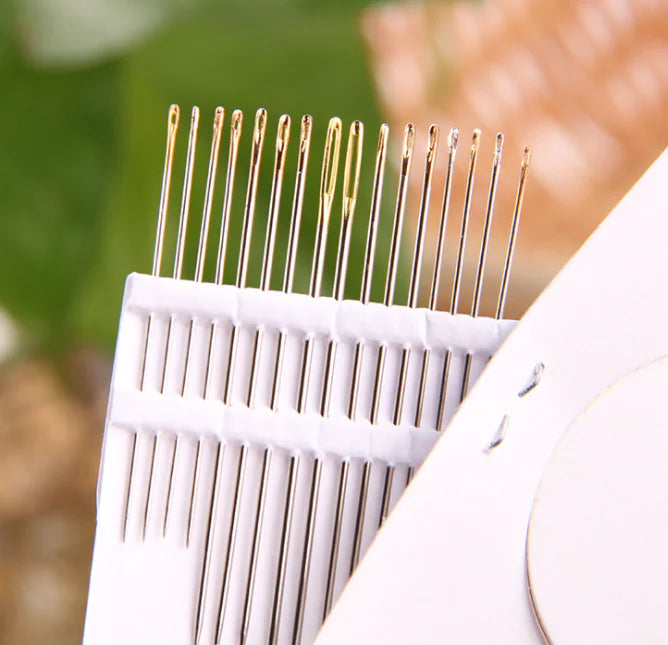 16 Gold Needles DIY Accessories Sewing Needles