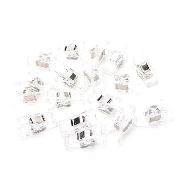 White and Red Plastic Ax Head Strong Clamps for Sewing