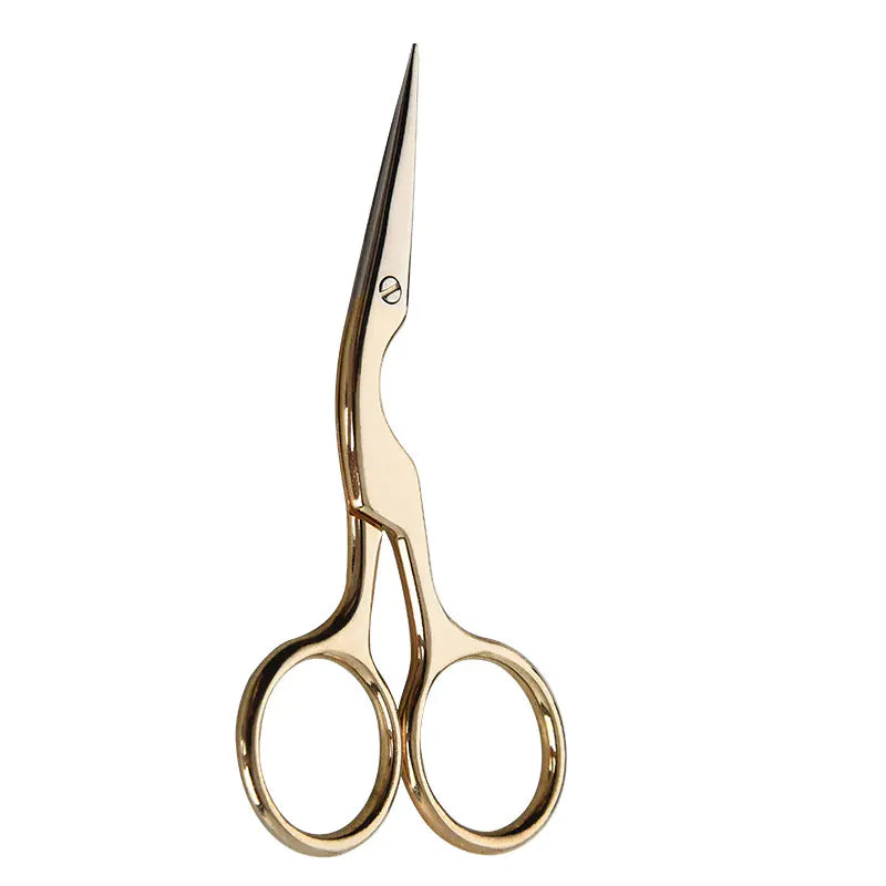 Vintage Crane Sewing Scissors-Sharp Stainless Fabric Shears (4.7')