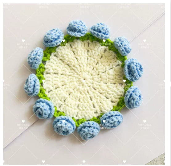 Rose Crochet Coaster Kit