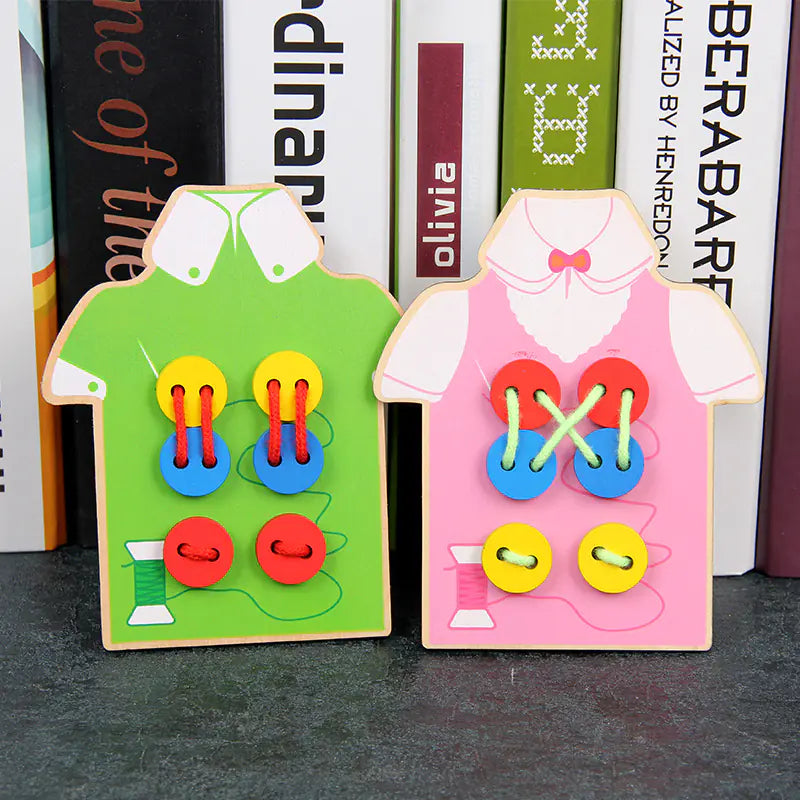 BEST Children's Educational Sewing Button Game Toy