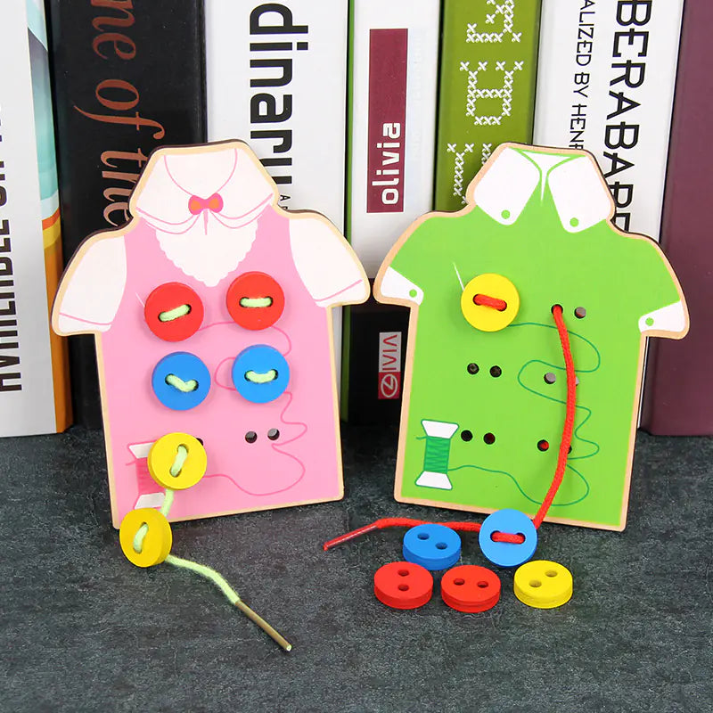 BEST Children's Educational Sewing Button Game Toy