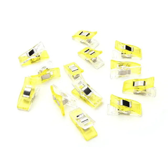 White and Red Plastic Ax Head Strong Clamps for Sewing