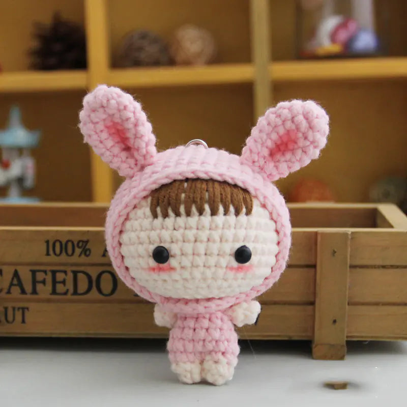 Crochet Doll Keychain Kit