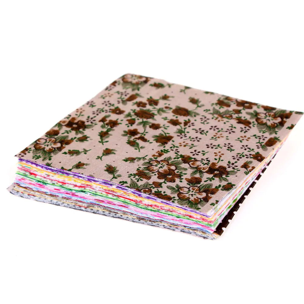 DIY Fabric Bundle for Handmade Bags and Dolls (10x10cm)