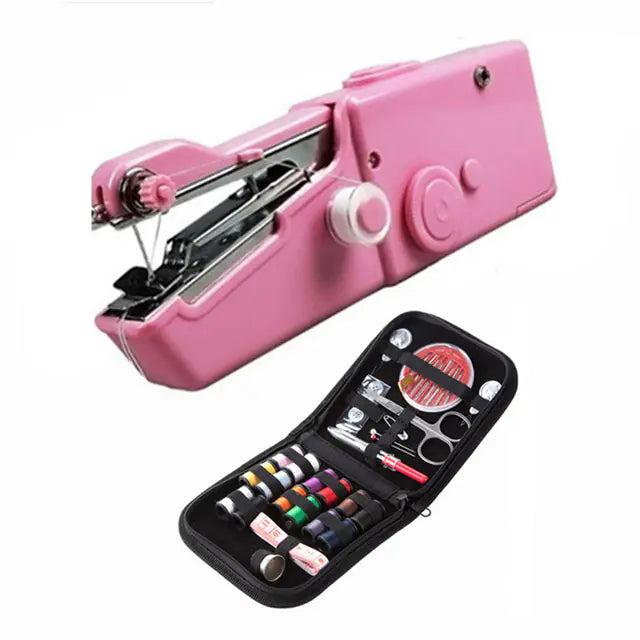 Portable Mini Sewing Machine with Accessories Set