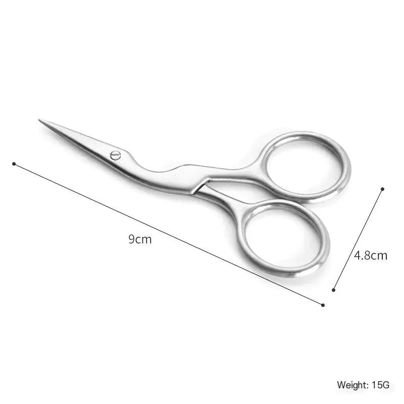 Vintage Crane Sewing Scissors-Sharp Stainless Fabric Shears (4.7')