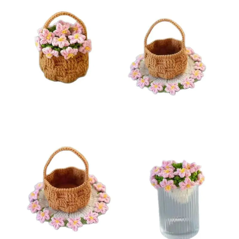 Rose Crochet Coaster Kit