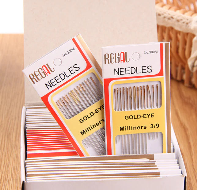 16 Gold Needles DIY Accessories Sewing Needles