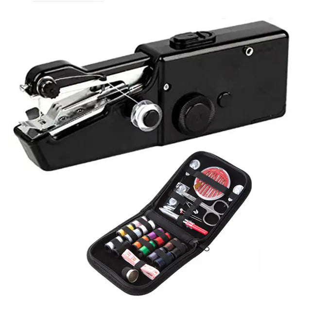 Portable Mini Sewing Machine with Accessories Set