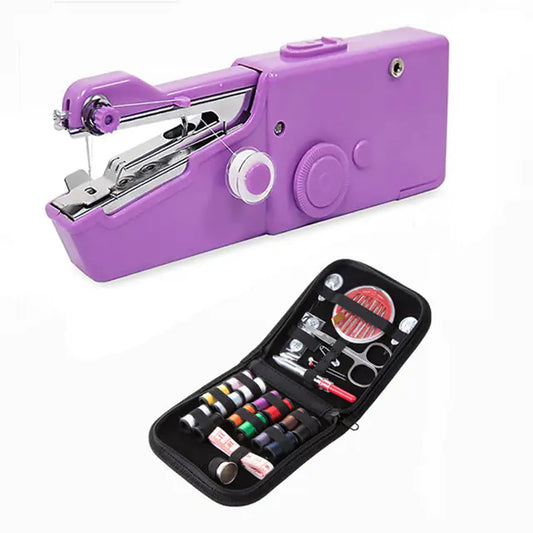 Portable Mini Sewing Machine with Accessories Set