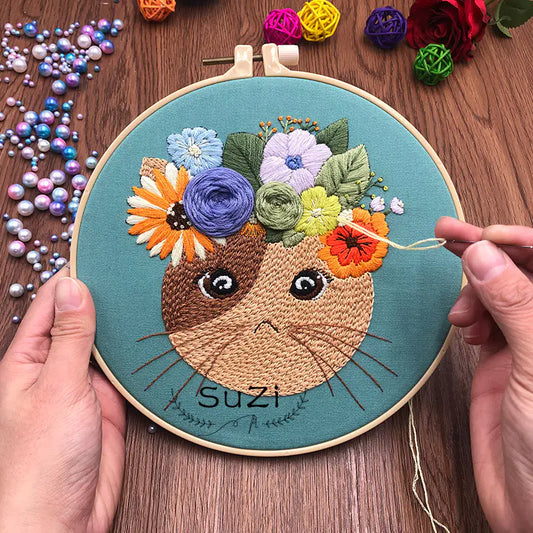 DIY Fabric Embroidery Kit