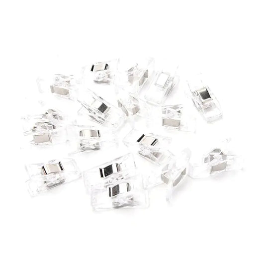 White and Red Plastic Ax Head Strong Clamps for Sewing