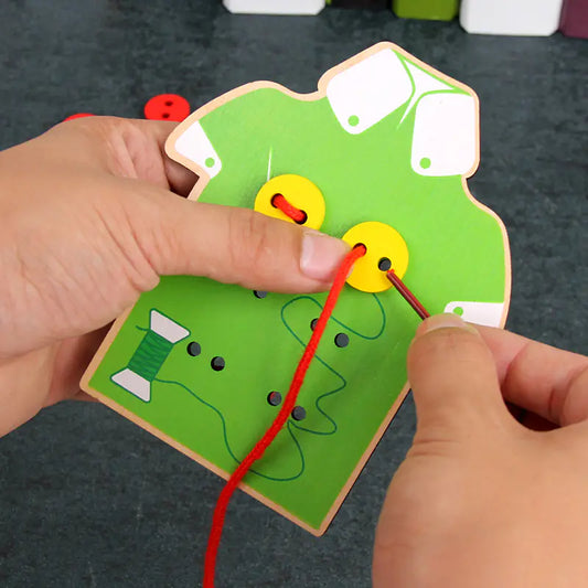 BEST Children's Educational Sewing Button Game Toy
