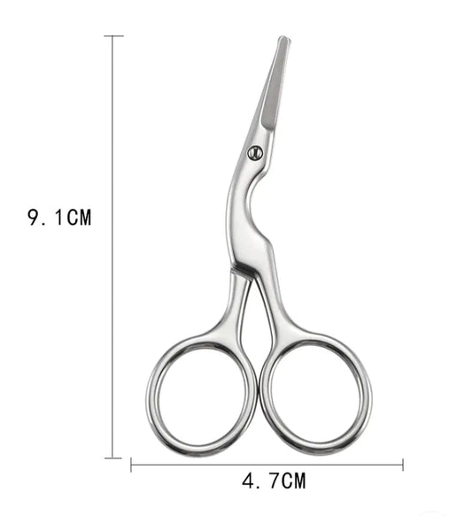 Vintage Crane Sewing Scissors-Sharp Stainless Fabric Shears  (4.7')